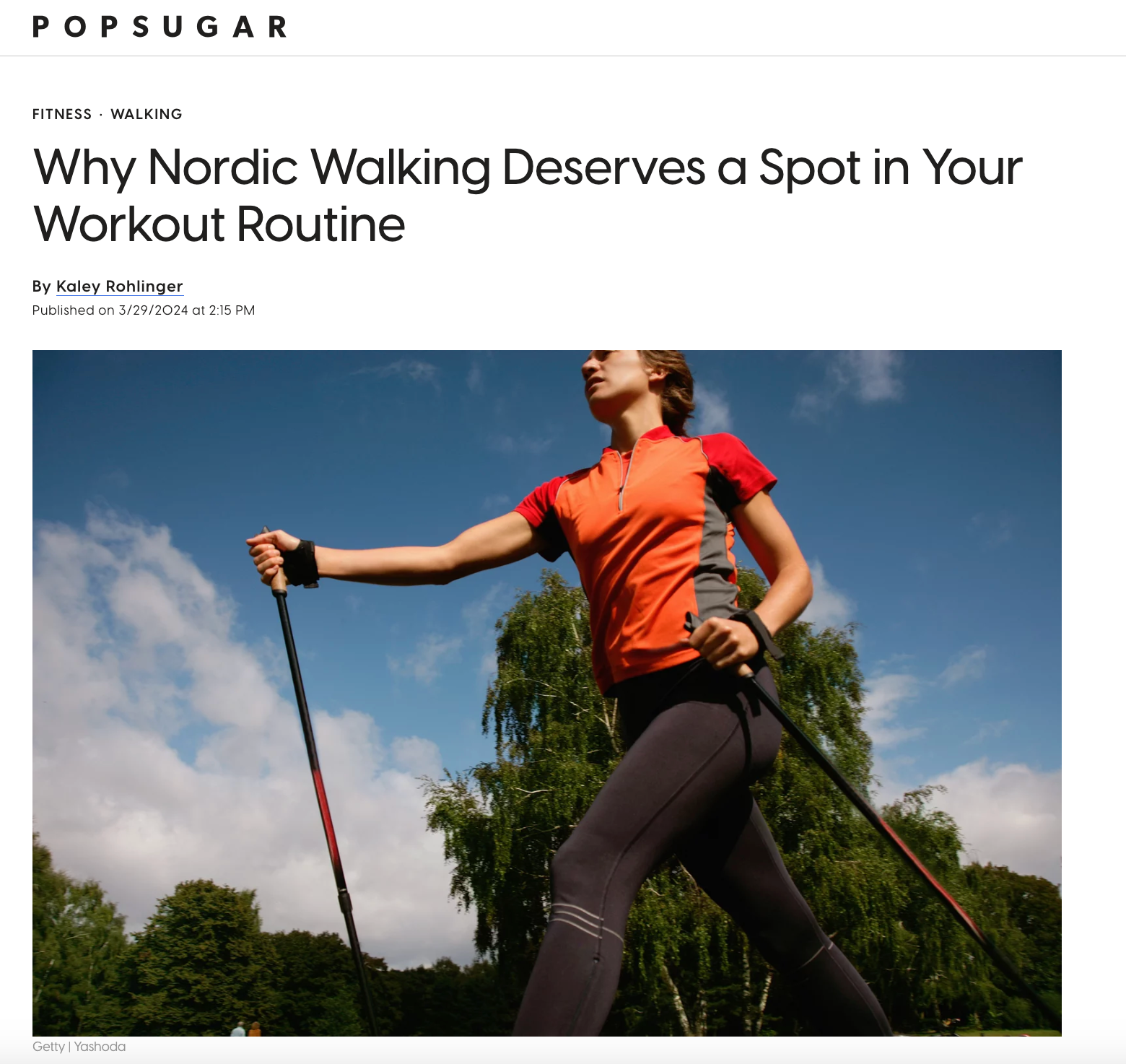 Why Nordic Walking Deserves a Spot in Your Workout Routine – ZFIT ...