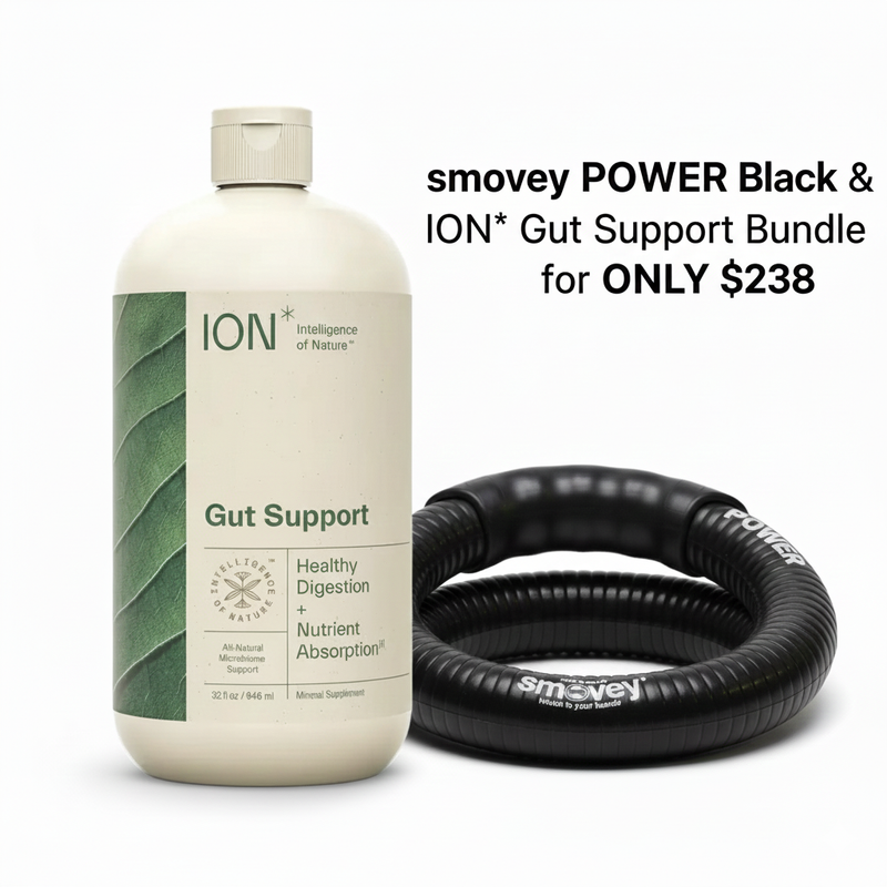 smovey POWER Black + ION* Gut Support Bundle