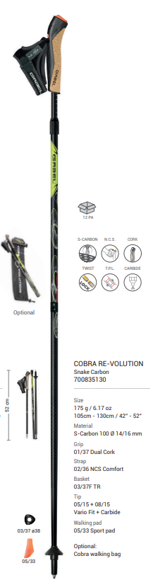 GABEL COBRA RE-VOLUTION A.I. Snake Carbon STARTER PACKAGE (Member Discount + Free Shipping)
